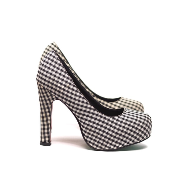 torrid Shoes - Torrid | gingham watermelon bottoms pump size 9